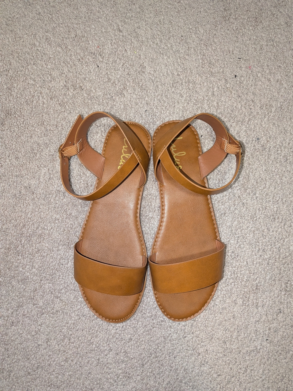 Women's Lulus Tan Sandals 8.5